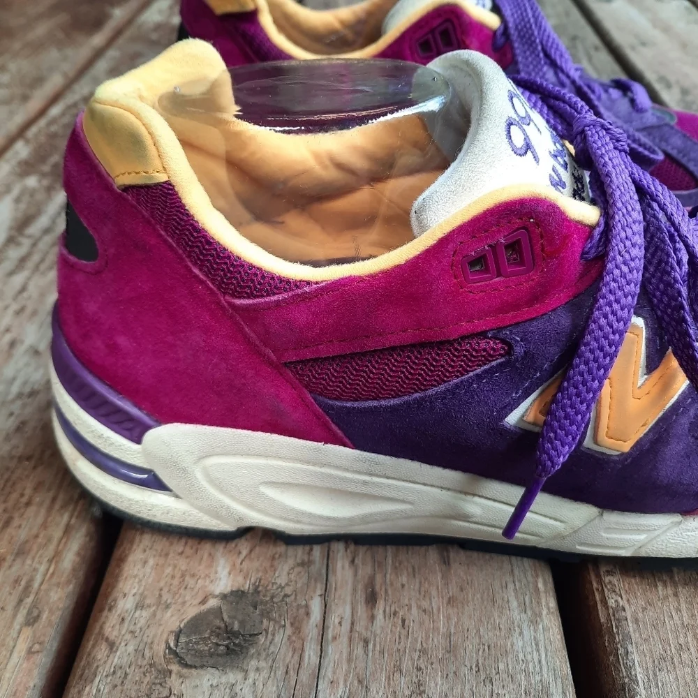 New Balance Teddy Santis X 990v2 Colorblock Suede Retro Sneaker Shoes Size 11